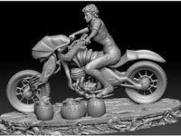Alien Biker