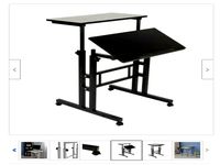 Modifications for Adjustable Height Stand Up or Siting Desk found on Ebay