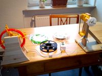 Winding machine for filament