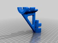 Corner gusset for clothes hanging bar