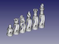 Another, Another Spiral Chess Set