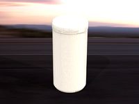 Earphone storage cylinder Tiger skin textured