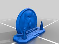 Necron Space Portal with base