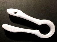 PET bottle opener modified for impaired poeple