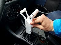Shift knob 737 throttle lever style (with thrust reverser)
