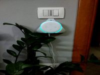 Echo dot support for electrical outlet