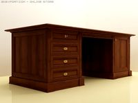 Ducca Dellarovere Desk 3D Model