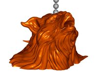Werewolf Pull Ball Chain, Keychain Knob | Handle | Fob | Finials