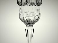 Glass of Champagne 3D Model