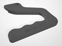 Handle for heated bed on Ender 3 Audi