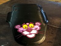 Pink Panther Mud Guard, mountain bike