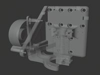 Fan Duct edited to fit e3dv6 Clone 63mm carriage
