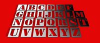 STENCIL 3D letters STL file | 3D
