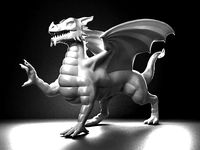 Welsh Dragon Statue - 3D Printable | 3D