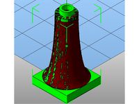 Lego Cone - 02x02 base , different Heights