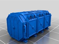 Gothic Cargo Containers compatible with Titanicus (filled)