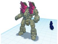 Battletech Archer firing missiles