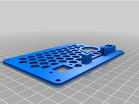 Backplate for Anycubic Photon w/ 6001 filter, ethernet bulkhead, XT60, sdcard