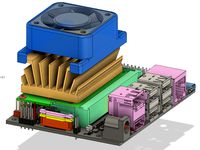 NVIDIA Jetson Development Board Fan Mount