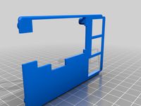 Raspberry Pi 3 case top with waveshare 2.13 cutout