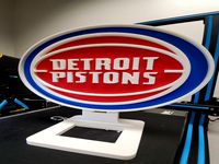 Pistons Desk Stand /Wall Art