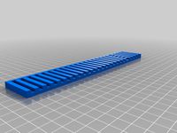 Corrugated wall with ladder