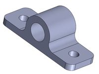 Lat Pull Down Leg Holder Bracket - REP Fitness 1000 Series Power Rack