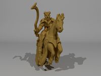 Demonic Horsemen Miniature / Hellequin