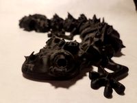 Curled Horned Articulated Lizard