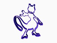 Cookie Cutter - Pokemon Mewtwo