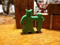 Horned Zweihänder Meeple