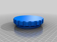 Threaded rim and lid for Lavazza 8oz Coffee Can