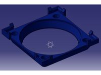 80mm fan to 70mm radiator adaptor