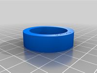 Bike fork spacer 28mm x 10mm v2.1