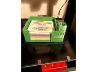 Memo organiser with pen mount