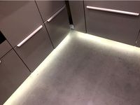 Kitchen baseboard LED light