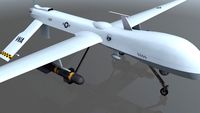 MQ1 Predator UAV Drone Aircraft 3D Model