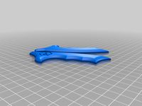 Dummy Karambit knife + grips