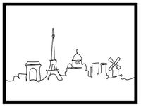 PARIS 2D WALL ART DESIGN