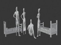 PG13 Brothel NPCs + Bed