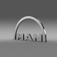 MAN  Logo 3D Model