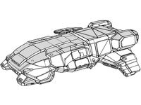 Battletech Seleucus Infantry Transport Dropship 6mm Mechscale