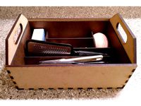 Nail Cutter and File Box, Laser Cut