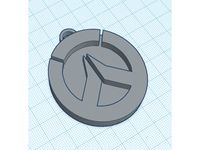 Overwatch Logo Keychain