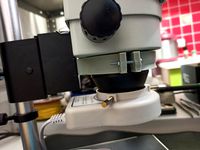 Mount holder for ya xun AK-12 microscope, LUCKY ZOOM SZM45 and the like.