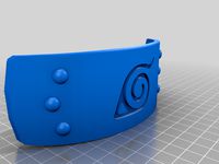 Naruto Konoha Headband Plate