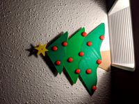 XMAS Tree decoration - multicolor - single extruder