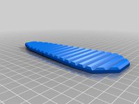 Riffled pad for HPA buttstock