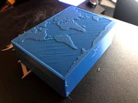 Travel Soap Dish with Globe Map