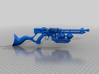 steampunk tommy gun - cosplay scale